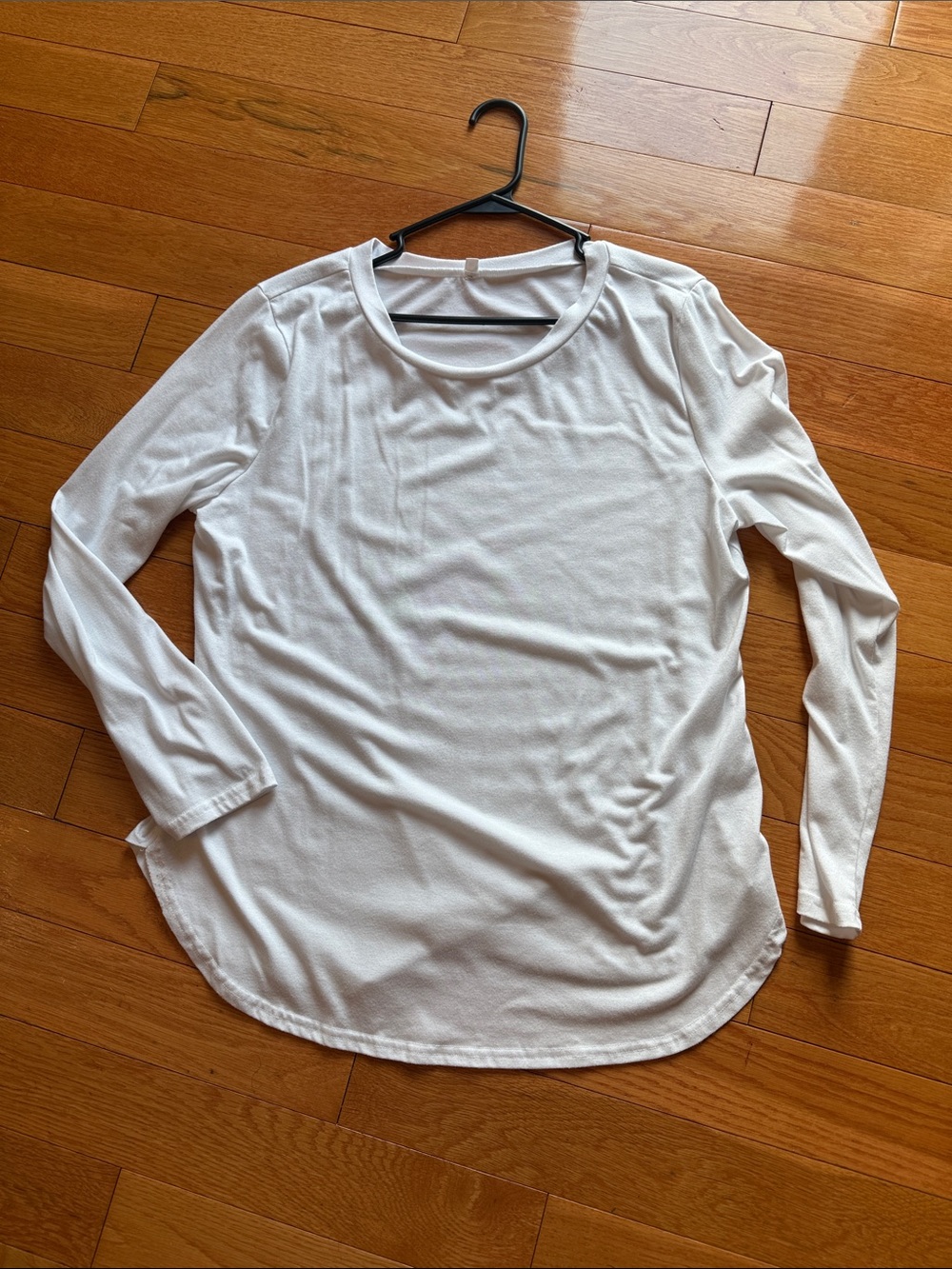 Classic White Long-Sleeve Women’s Tee